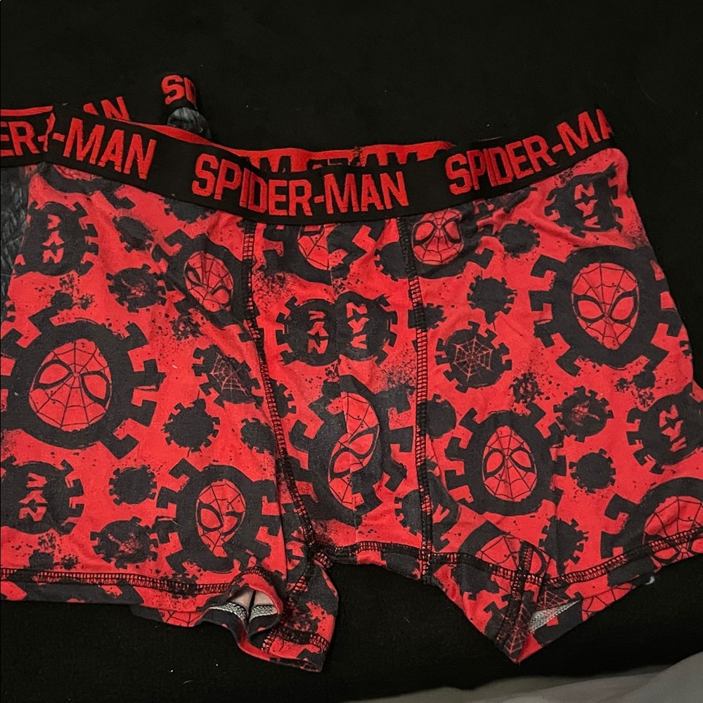Spider-Man Red and Black Boxers